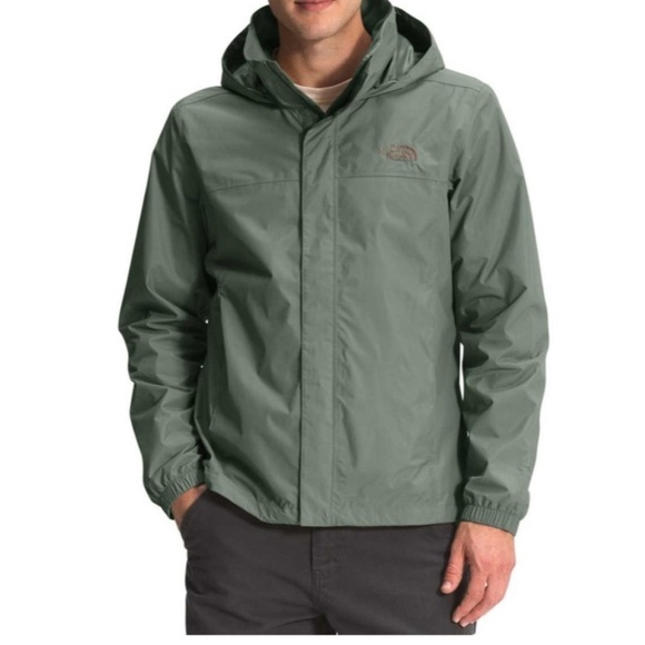 Men's The North Face Resolve Jacket Winter Coat Outdoor Green Small - Picture 1 of 9